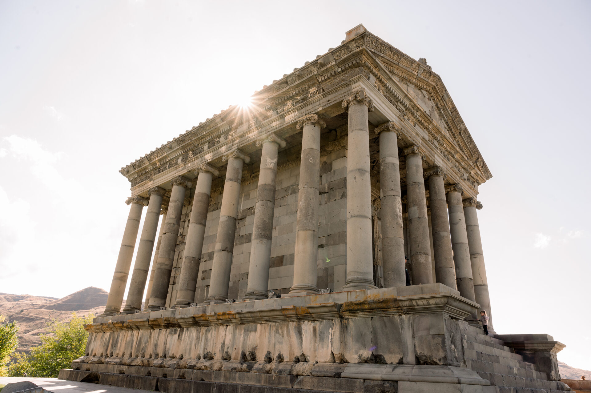 Temple païen de Garni, unique édifice gréco-romain de la région